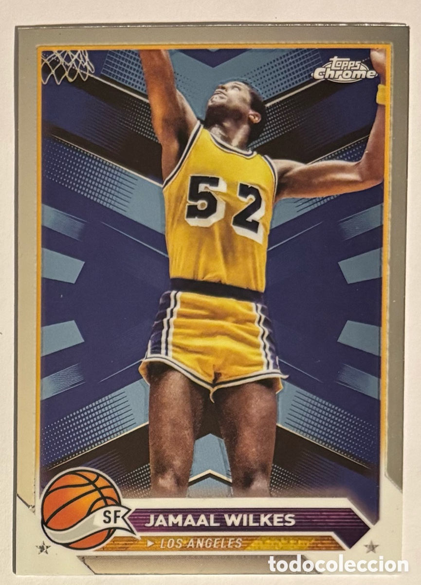 Coleccionismo deportivo: JAMAL WILKES(LOS ANGELES LAKERS). CARTA TOPPS CHROME BASKETBALL 2023-24. #112.