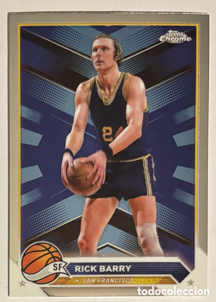 Coleccionismo deportivo: RICK BARRY (GOLDEN STATE WARRIORS). CARTA TOPPS CHROME BASKETBALL 2023-24. #193.