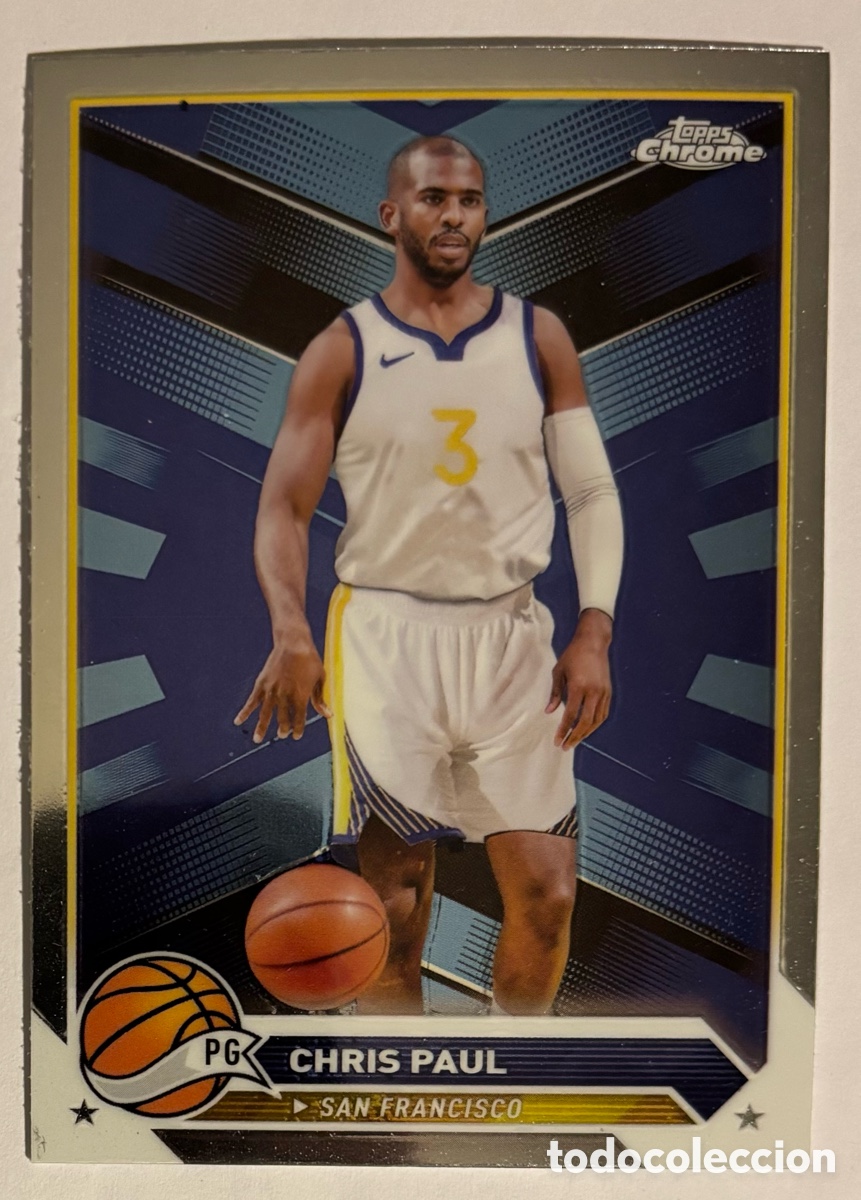 Coleccionismo deportivo: CHRIS PAUL (GOLDEN STATE WARRIORS). CARTA TOPPS CHROME BASKETBALL 2023-24. #187.