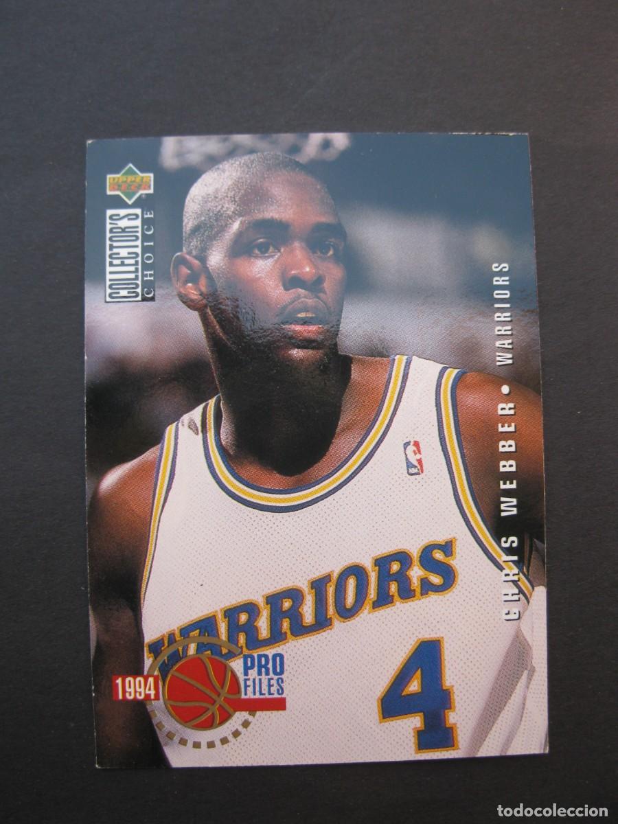 Coleccionismo deportivo: CHRIS WEBBER (WARRIORS) - N&ordm; 200 - 1994 PRO FILES - NBA BASKETBALL 1994-1995 - UPPER DECK.