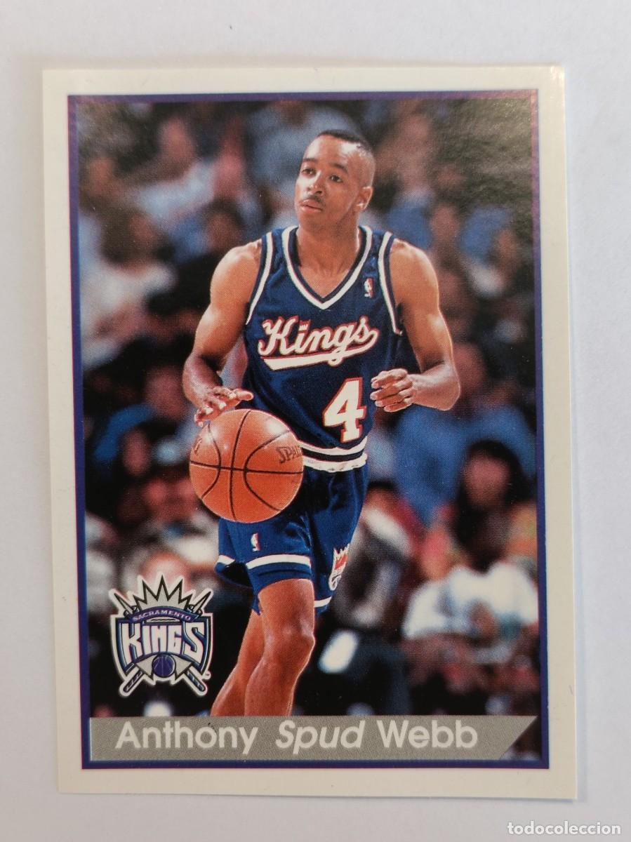 Coleccionismo deportivo: #195 ANTHONY SPUD WEBB (SACRAMENTO KINGS) NBA 94/95 PANINI
