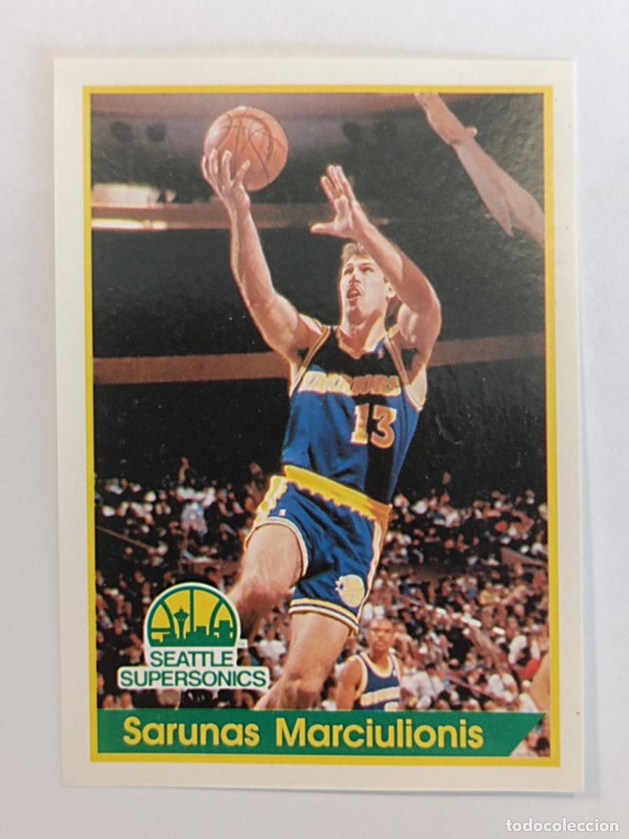 Coleccionismo deportivo: #208 SARUNAS MARCIULIONIS (SEATTLE SUPERSONICS) NBA 94/95 PANINI