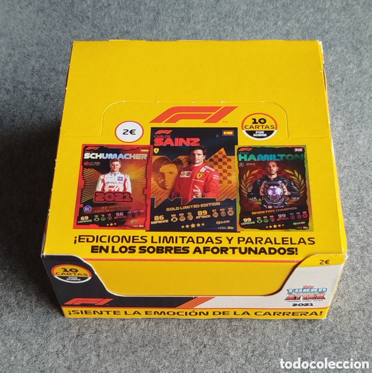 Collezionismo sportivo: CAJA EXPOSITOR COMPLETA SIN ABRIR F1 TOPPS TURBO ATTAX 2021 SOBRES SIN ABRIR X24 240 CROMOS CARDS