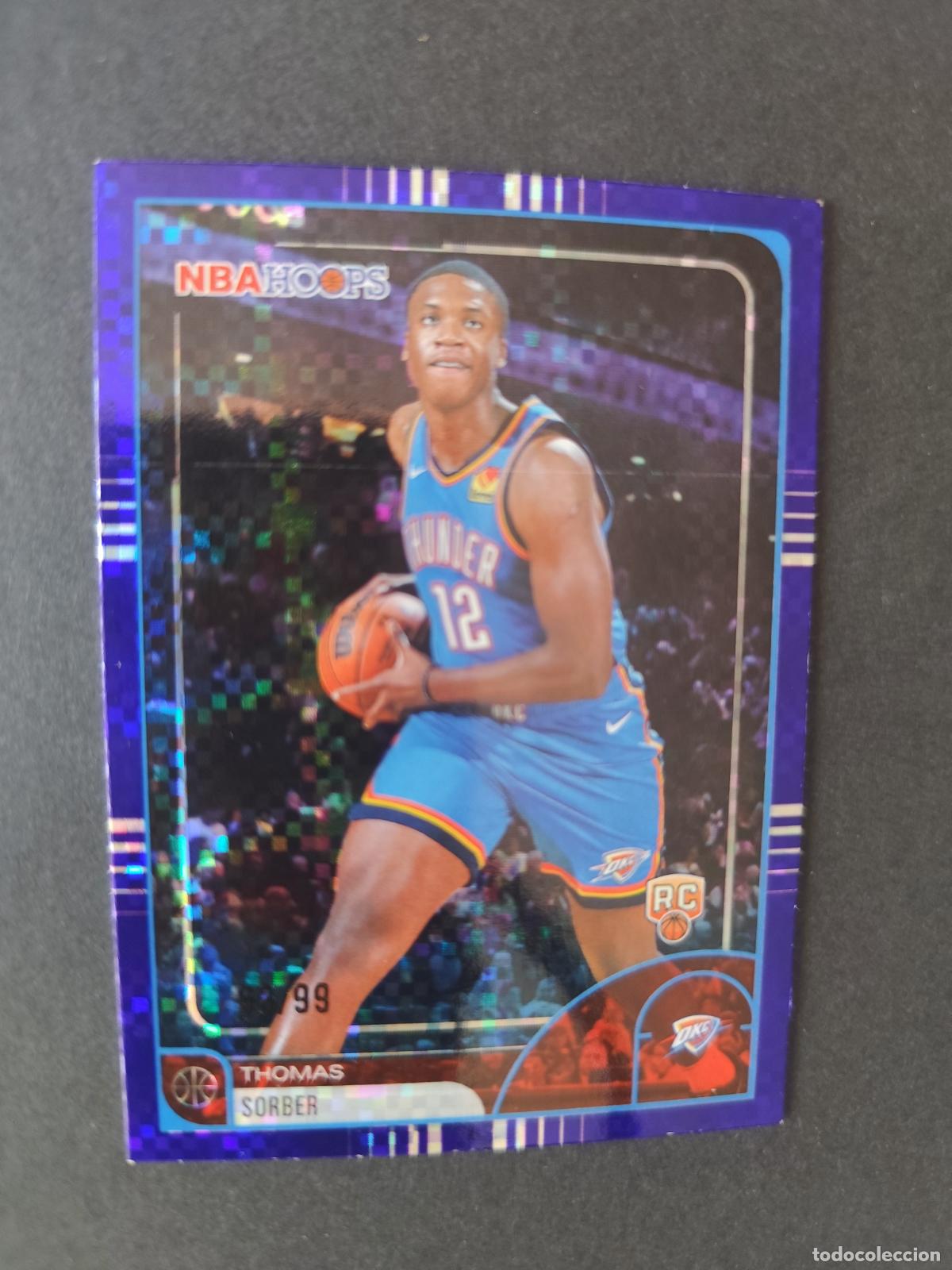 Coleccionismo deportivo: 88 THOMAS SORBER OKLAHOMA CITY THUNDER PARALELA PARALLEL NUMERADA /99 TOPPS NBA HOOPS 2025 2026 26