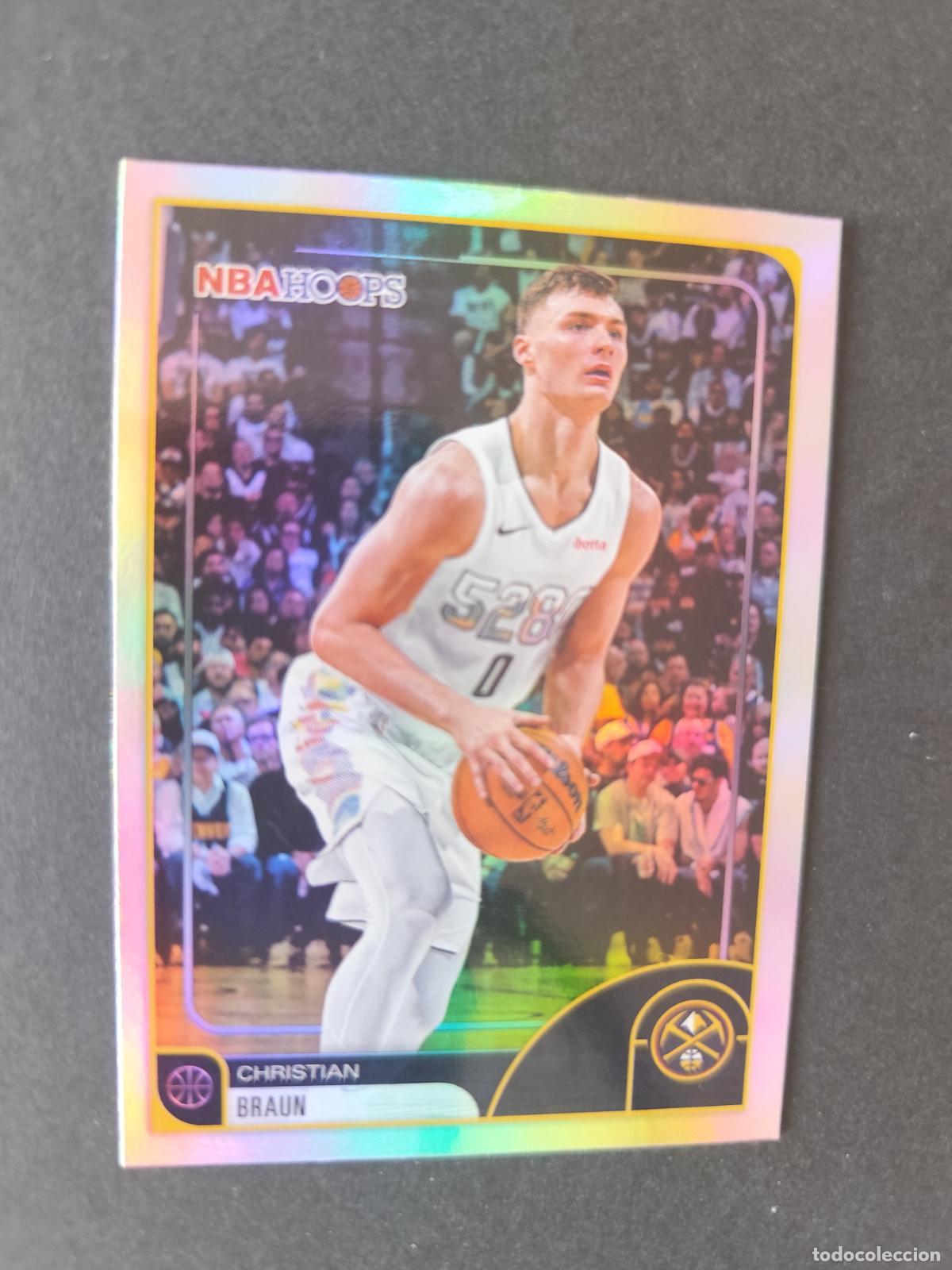 Coleccionismo deportivo: 143 CHRISTIAN BRAUN DENVER NUGGETS TOPPS NBA HOOPS 2025 2026 25 26