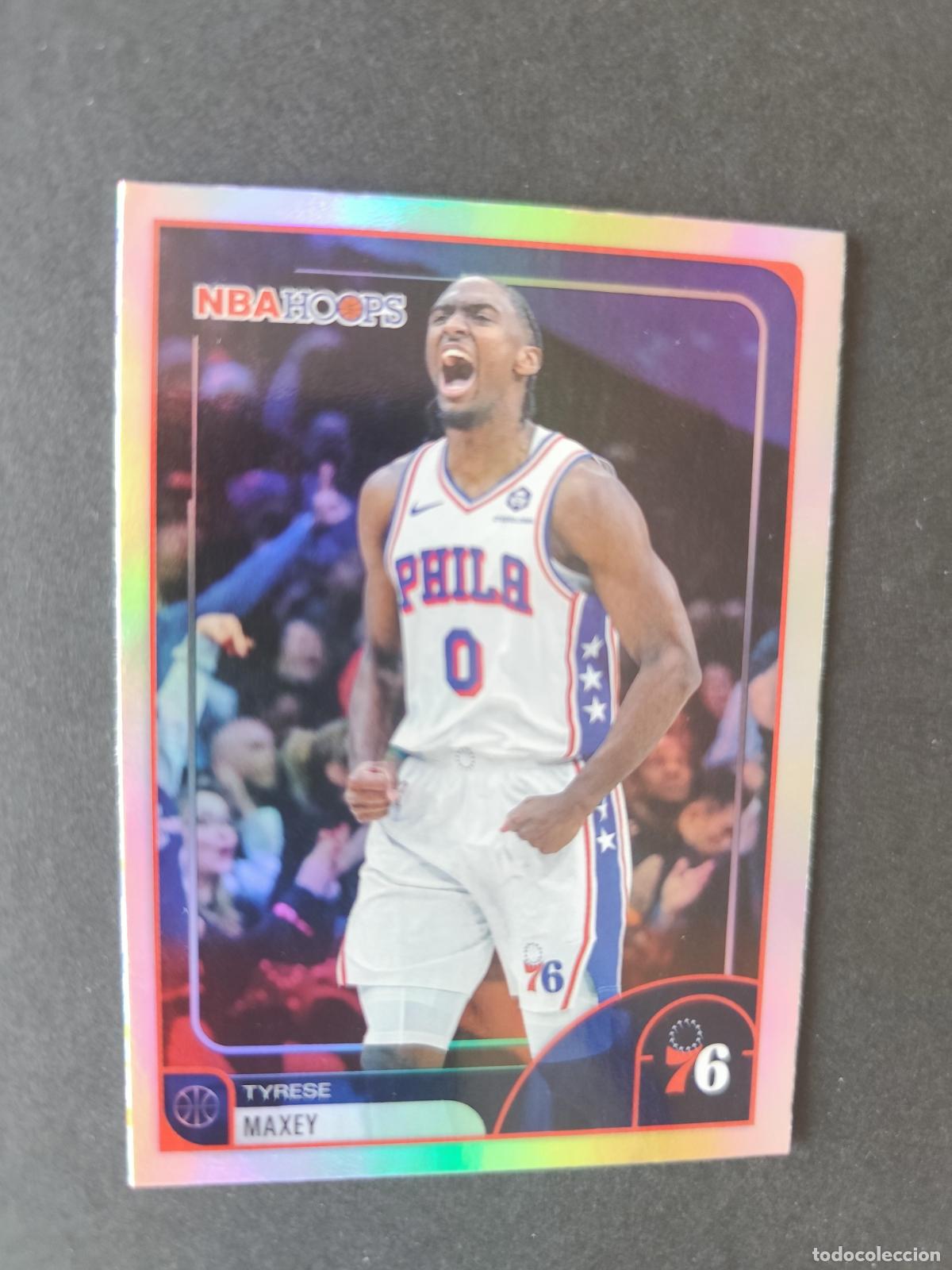 Colecionismo desportivo: 258 TYRESE MAXEY PHILADELPHIA 76ERS TOPPS NBA HOOPS 2025 2026 25 26