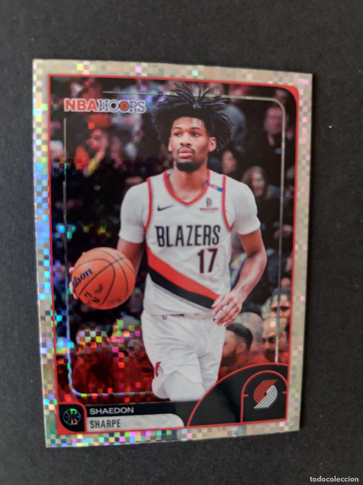 Colecionismo desportivo: 243 SHAEDON SHARPE PORTLAND TRAIL BLAZERS PARALELA PARALLEL TOPPS NBA HOOPS 2025 2026 25 26