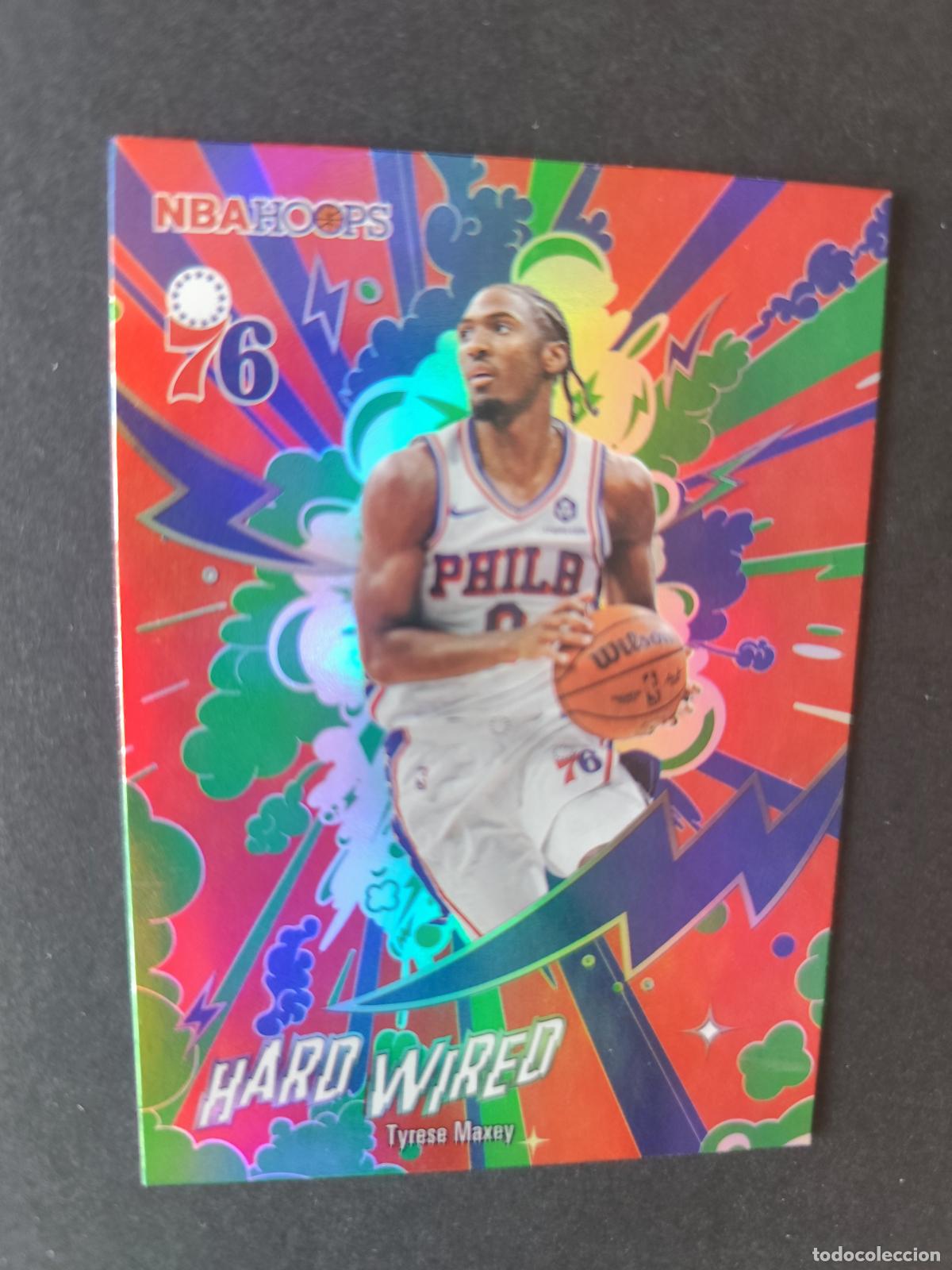 Sammelleidenschaft Sport: HW-20 TYRESE MAXEY PHILADELPHIA 76ERS HARDWIRED TOPPS NBA HOOPS 2025 2026 25 26