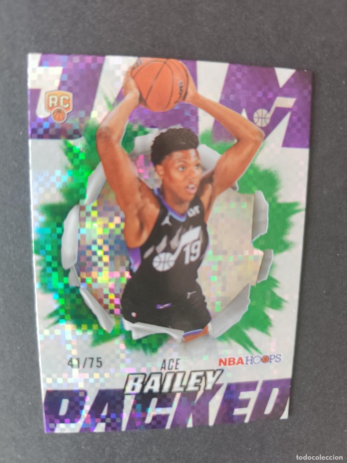 Sammelleidenschaft Sport: JP-13 ACE BAILEY UTAH JAZZ JAM PACKED RC PARALELA PARALLEL NUMERADA /75 TOPPS NBA HOOPS 2025 2026 26
