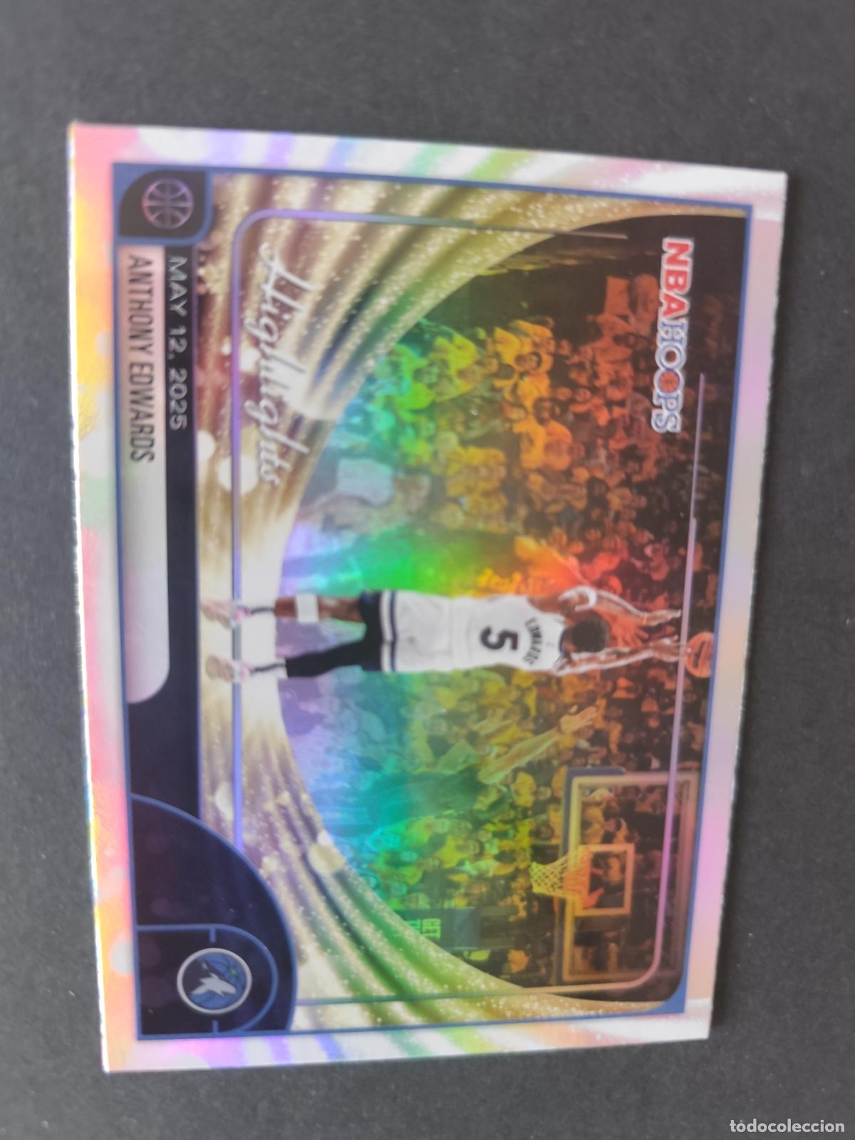 Colecionismo desportivo: 270 ANTHONY EDWARDS MINNESOTA TIMBERWOLVES HIGHLIGHTS TOPPS NBA HOOPS 2025 2026 25 26