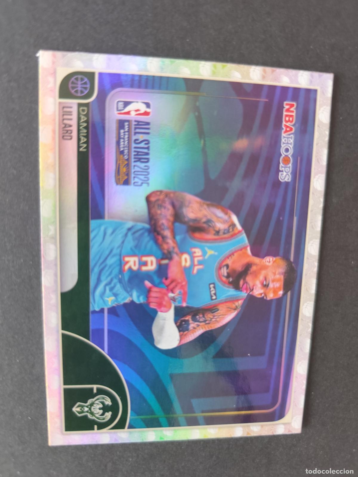 Colecionismo desportivo: 274 DAMIAN LILLARD MILWAUKEE BUCKS ALL-STARS TOPPS NBA HOOPS 2025 2026 25 26
