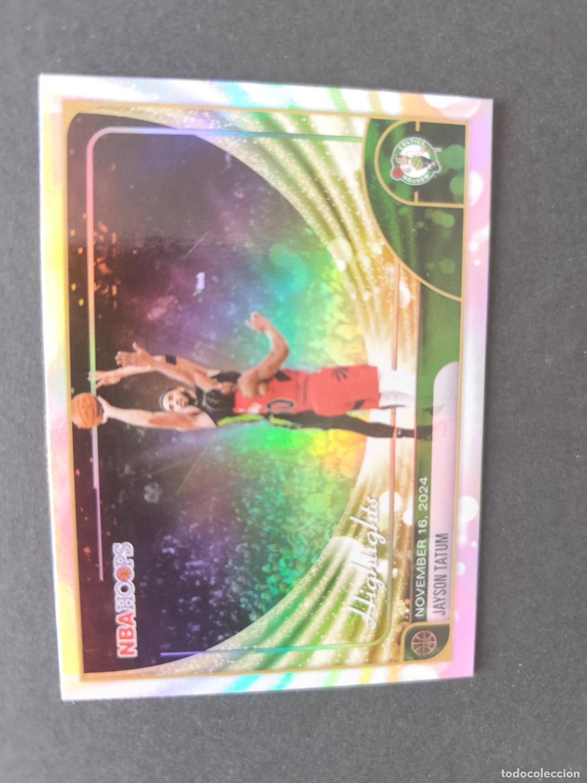 Colecionismo desportivo: 263 JAYSON TATUM BOSTON CELTICS HIGHLIGHTS TOPPS NBA HOOPS 2025 2026 25 26