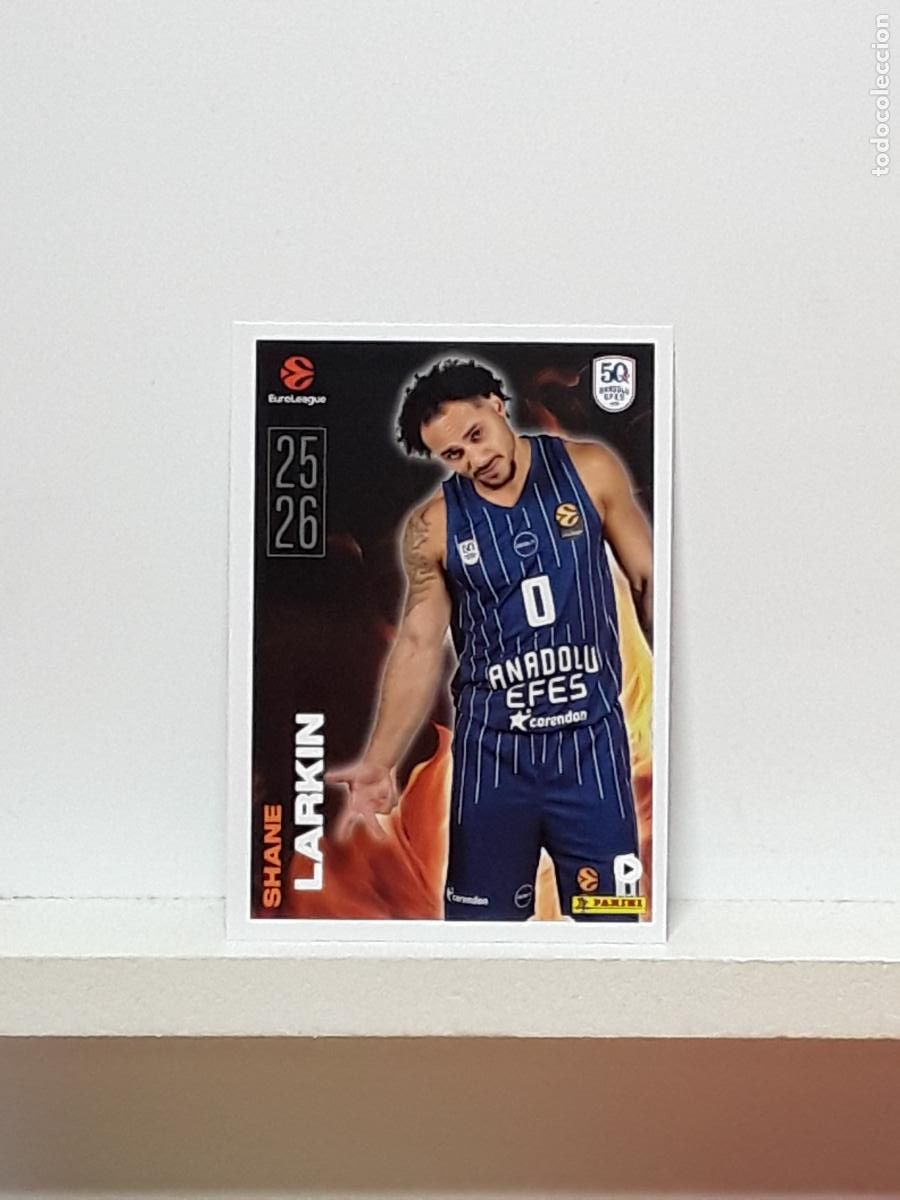 Colecionismo desportivo: EUROLIGA 2025 2026 EUROLEAGUE 25 26 CROMO PANINI BALONCESTO N 4 ANADOLU EFES SHANE LARKIN