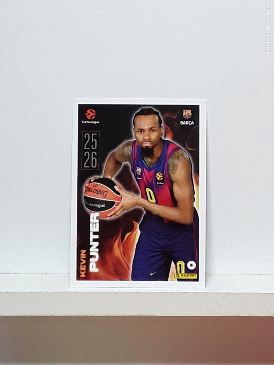 Colecionismo desportivo: EUROLIGA 2025 2026 EUROLEAGUE 25 26 CROMO PANINI BALONCESTO N 10 BARCELONA KEVIN PUNTER