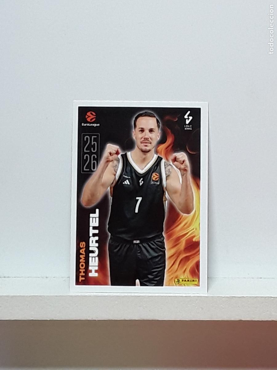 Collezionismo sportivo: EUROLIGA 2025 2026 EUROLEAGUE 25 26 CROMO PANINI BALONCESTO N 14 LDLC ASVEL THOMAS HEURTEL