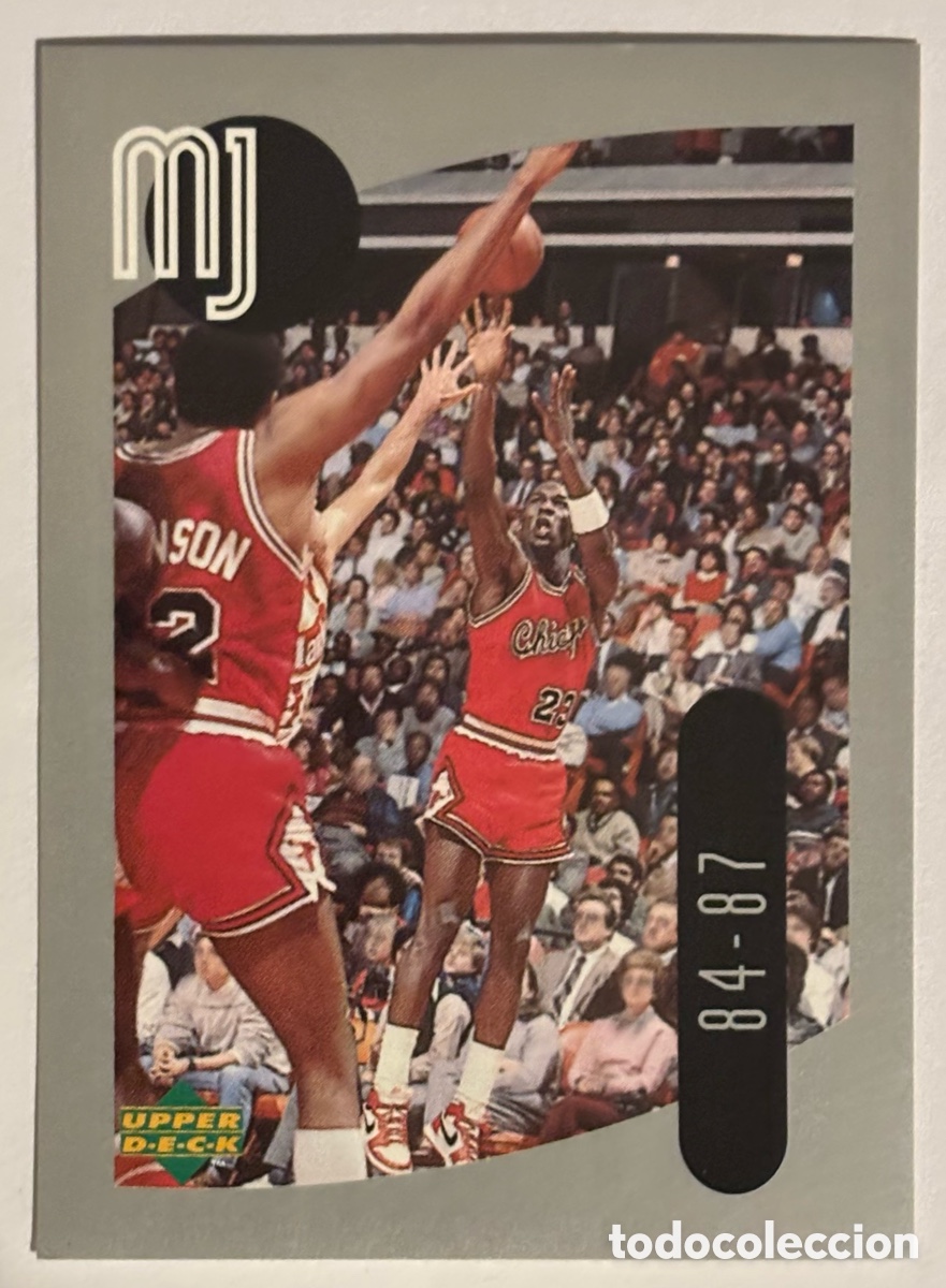 Collezionismo sportivo: MICHAEL JORDAN. CROMO 1998 UPPER DECK MJ STICKERS. SERIE 84-87. #15. NUEVO, SIN PEGAR.