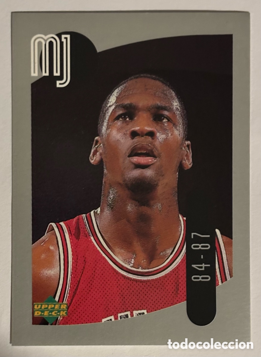 Sports collectibles: MICHAEL JORDAN. CROMO 1998 UPPER DECK MJ STICKERS. SERIE 84-87. #11. NUEVO, SIN PEGAR.