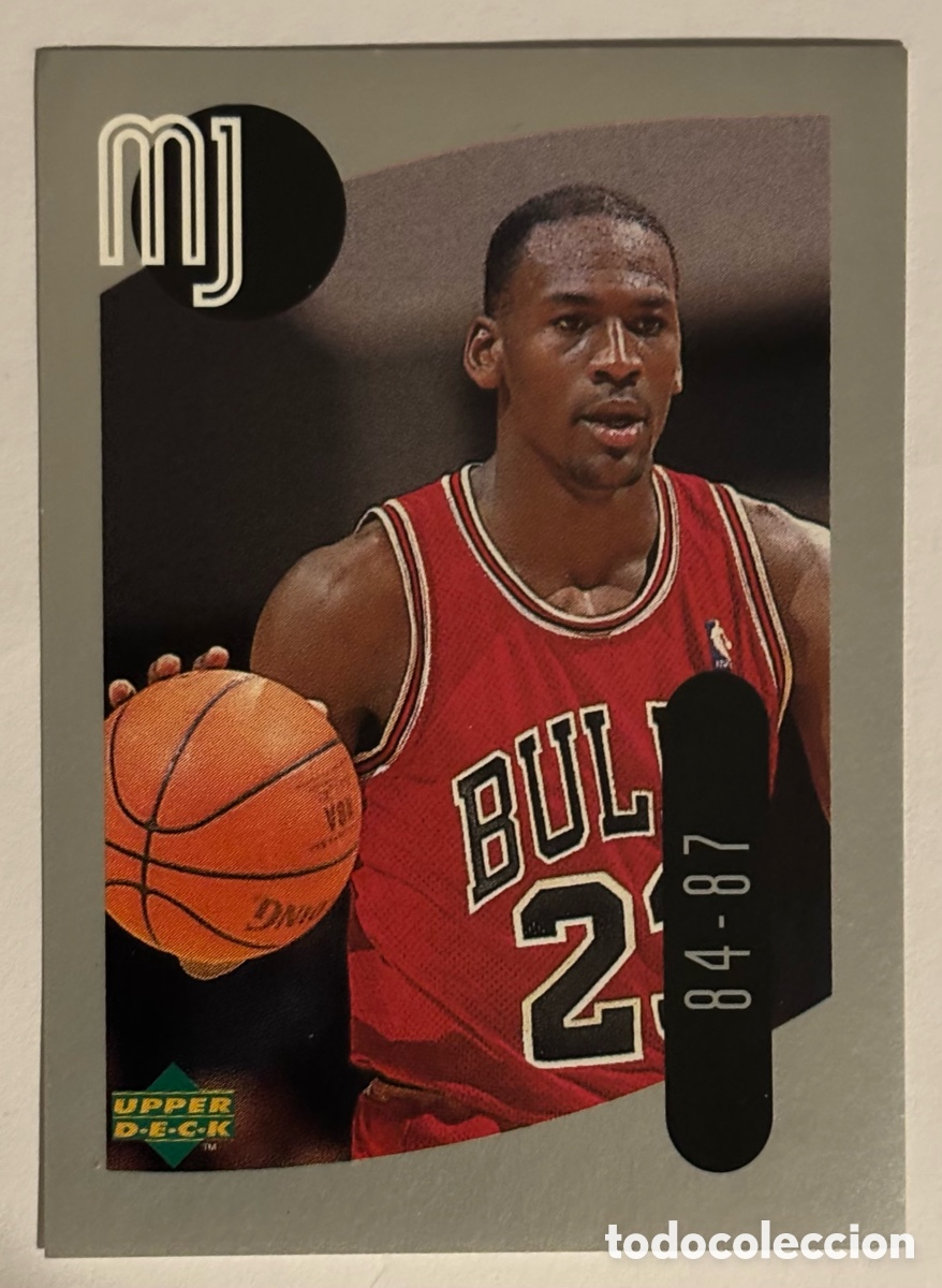 Coleccionismo deportivo: MICHAEL JORDAN. CROMO 1998 UPPER DECK MJ STICKERS. SERIE 84-87. #10. NUEVO, SIN PEGAR.