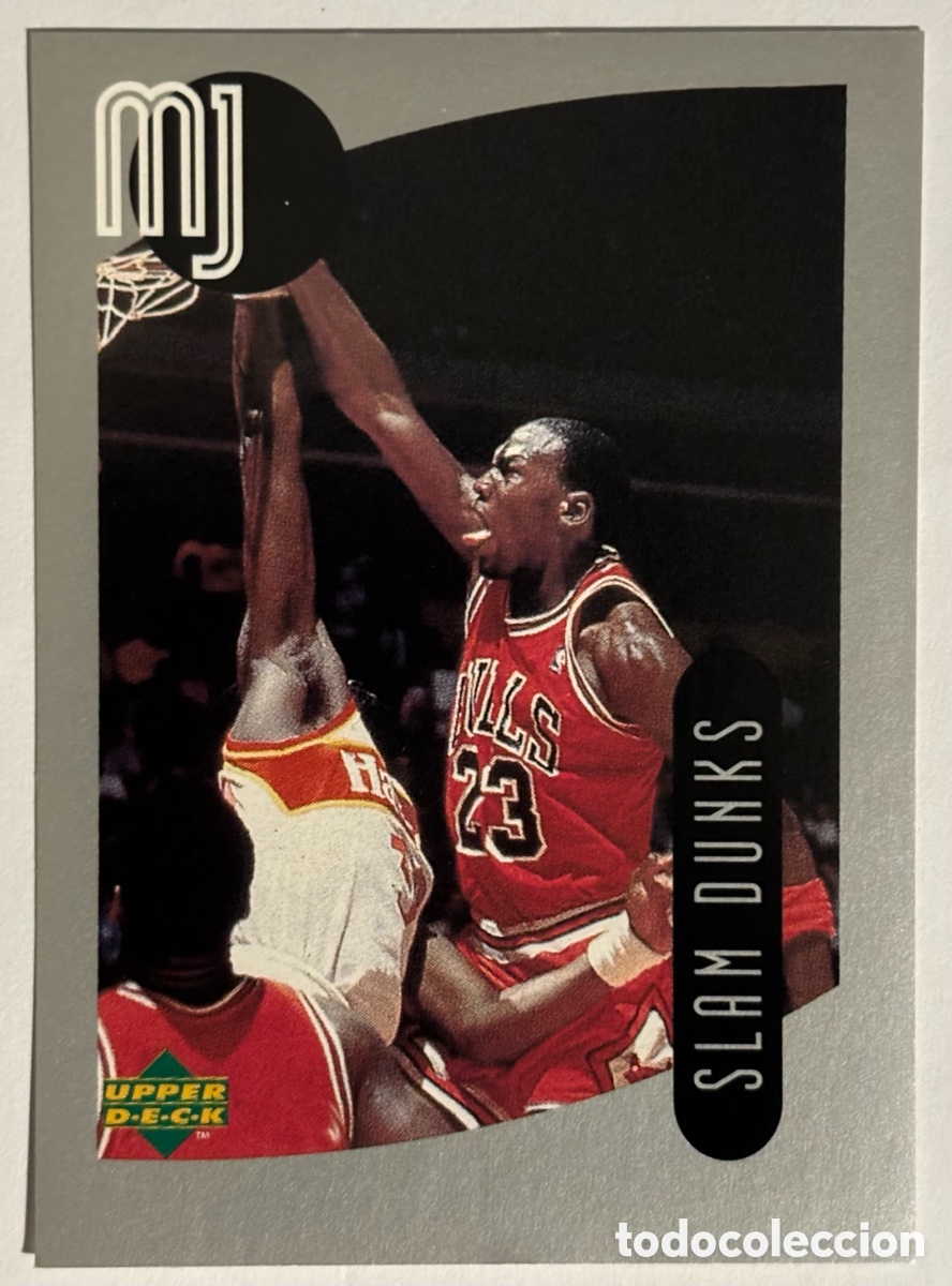 Coleccionismo deportivo: MICHAEL JORDAN. CROMO 1998 UPPER DECK MJ STICKERS. SERIE SLAM DUNKS. #92. NUEVO, SIN PEGAR