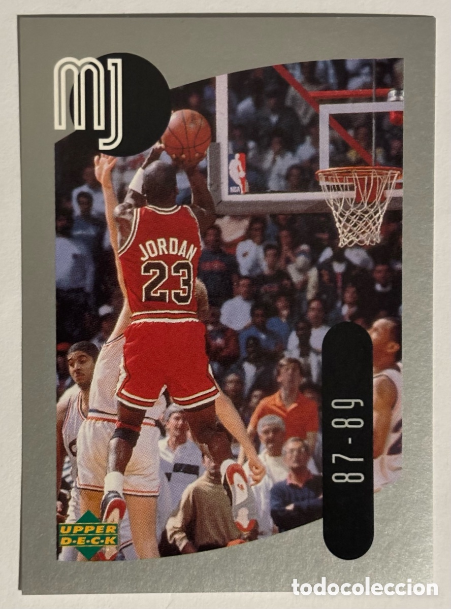 Colecionismo desportivo: MICHAEL JORDAN. CROMO 1998 UPPER DECK MJ STICKERS. SERIE 87-89. #23. NUEVO, SIN PEGAR.