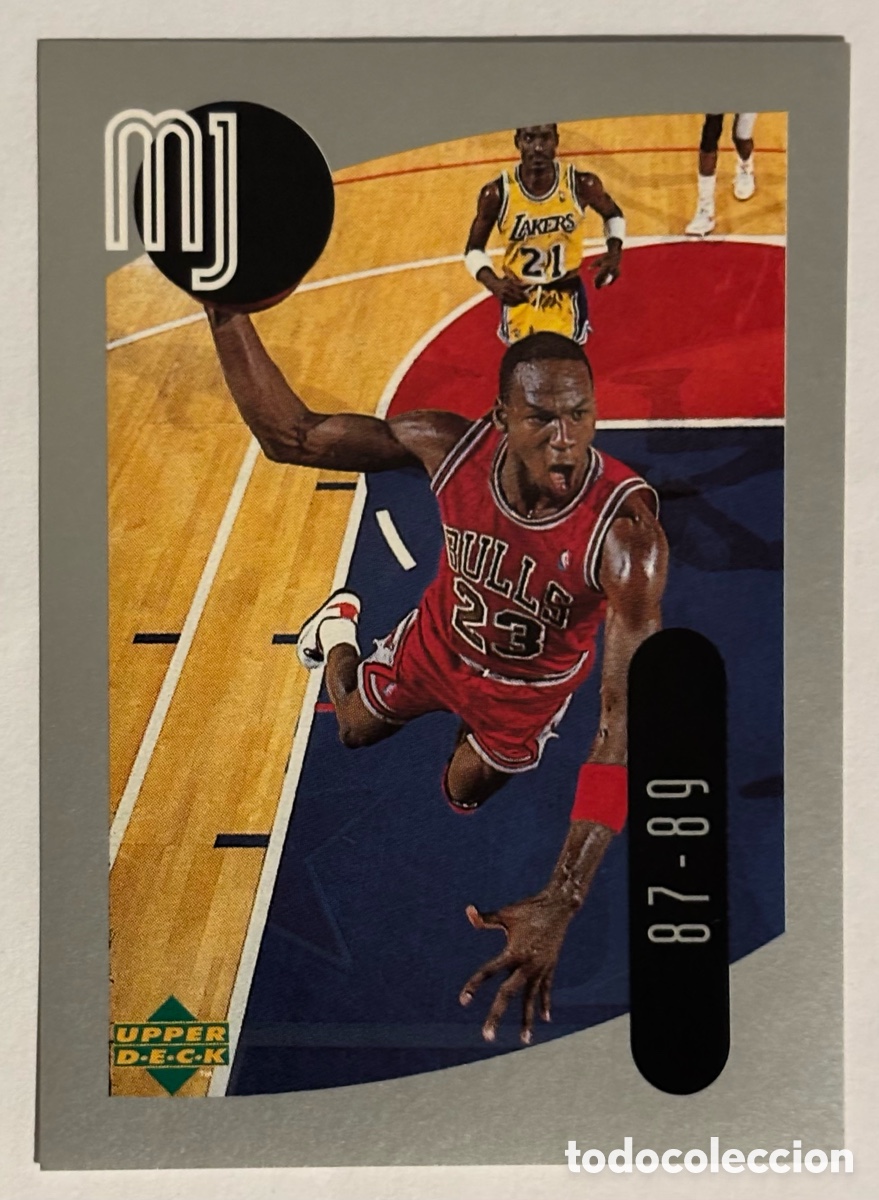 Colecionismo desportivo: MICHAEL JORDAN. CROMO 1998 UPPER DECK MJ STICKERS. SERIE 87-89. #18. NUEVO, SIN PEGAR.
