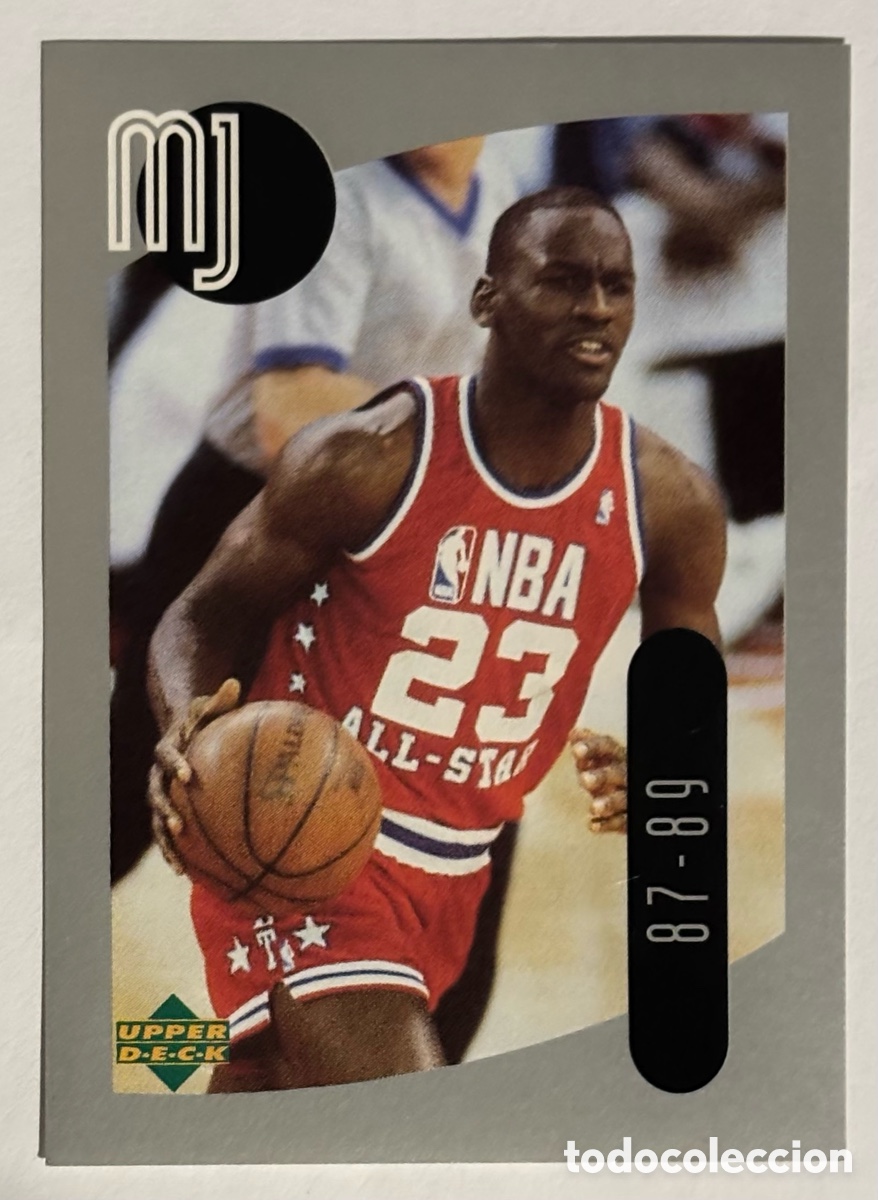 Colecionismo desportivo: MICHAEL JORDAN. CROMO 1998 UPPER DECK MJ STICKERS. SERIE 87-89. #17. NUEVO, SIN PEGAR.