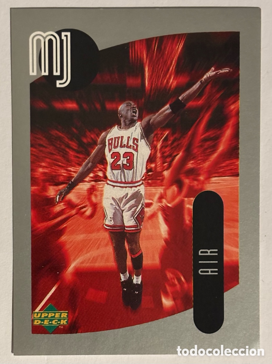 Colecionismo desportivo: MICHAEL JORDAN. CROMO 1998 UPPER DECK MJ STICKERS. SERIE AIR. #130. NUEVO, SIN PEGAR.