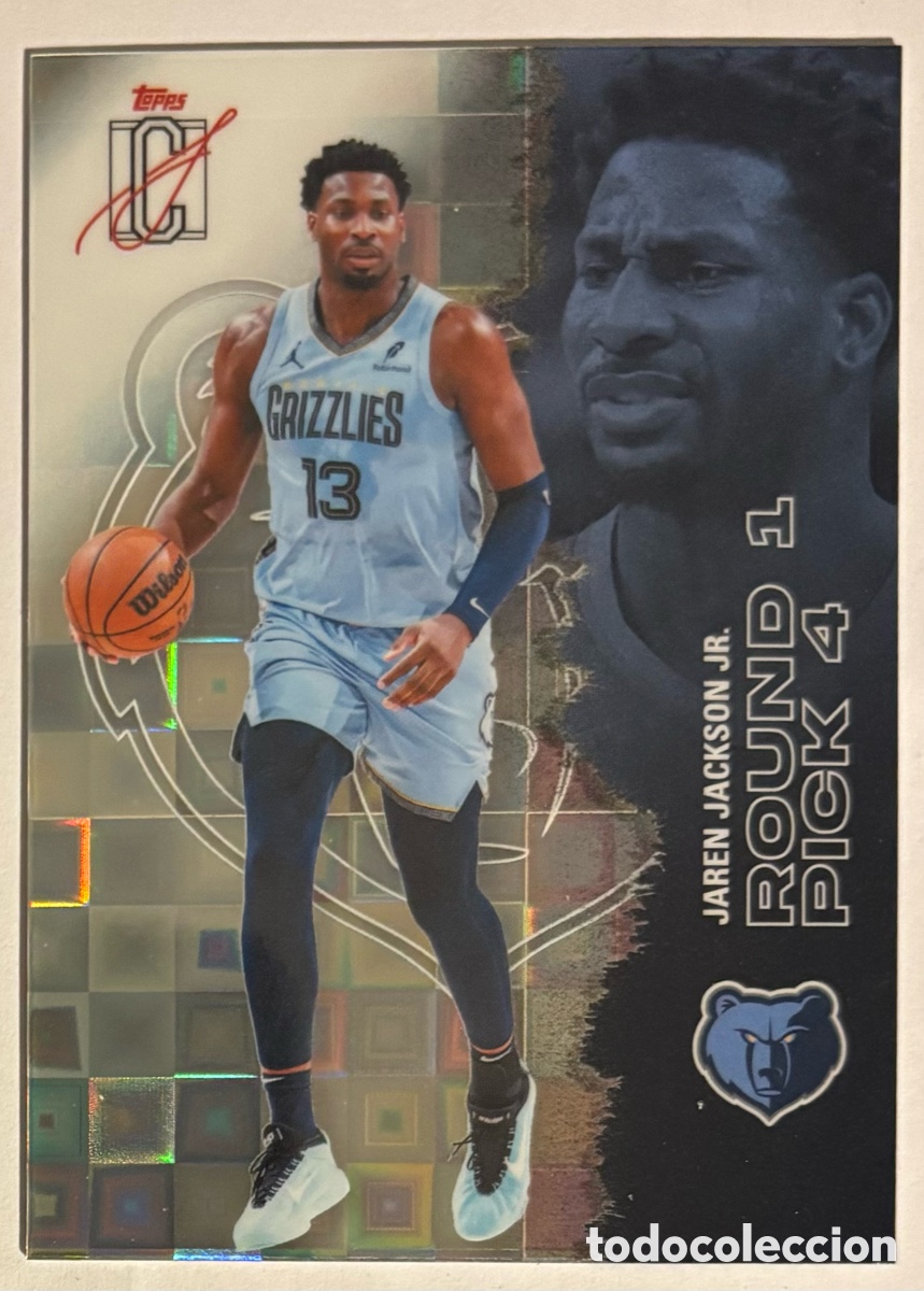 Coleccionismo deportivo: JAREN JACKSON JR. (MEMPHIS GRIZZLIES). CARTA PANDORA CHROME TOPPS NBA SIGNATURE CLASS 25/26. #78