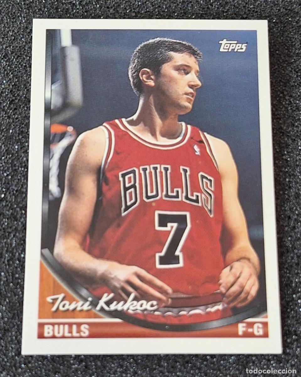 Coleccionismo deportivo: Toni Kukoc Chicago Bulls Topps Basketball 1993-94 #316