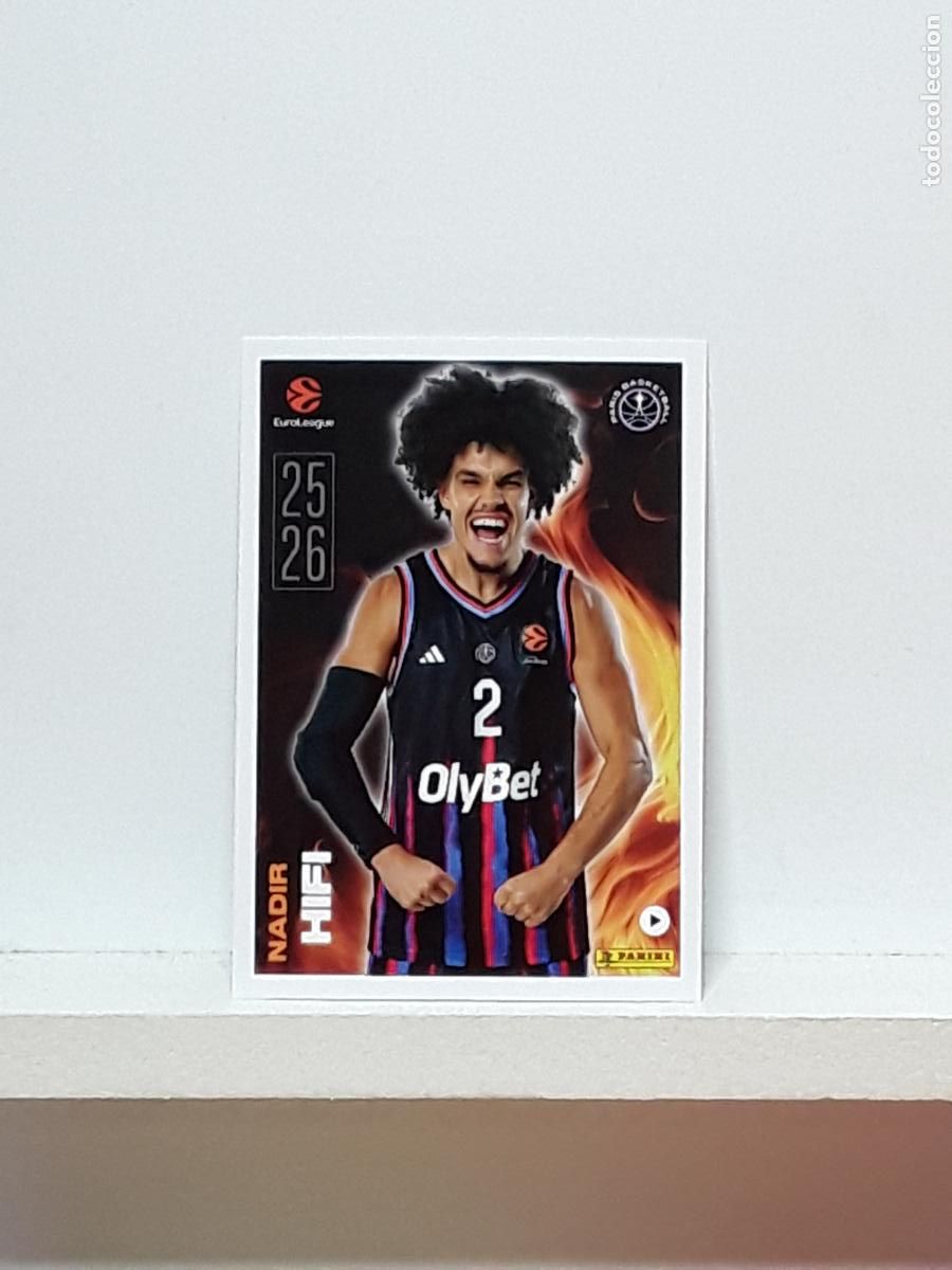 Sammelleidenschaft Sport: EUROLIGA 2025 2026 EUROLEAGUE 25 26 CROMO PANINI BALONCESTO N 18 PARIS NADIR HIFI