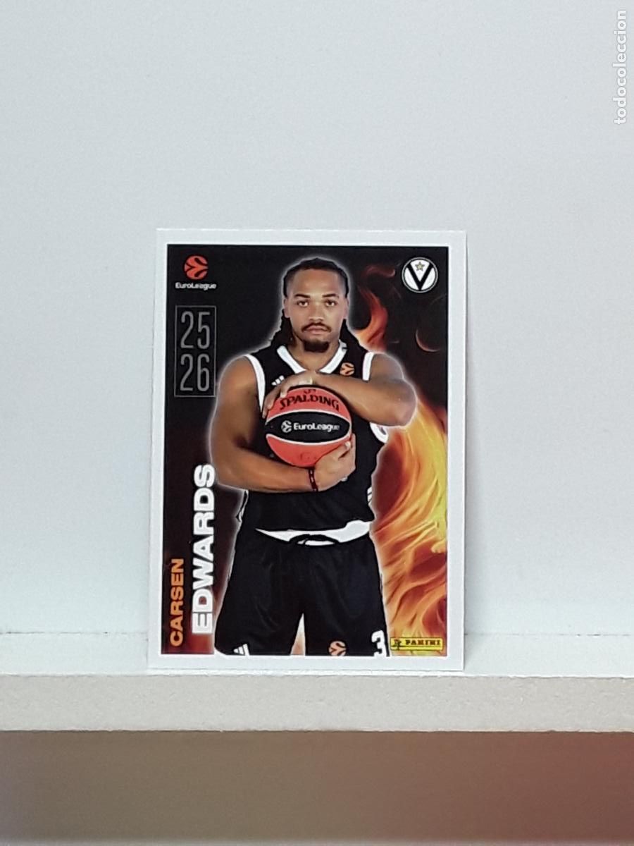 Sports collectibles: EUROLIGA 2025 2026 EUROLEAGUE 25 26 CROMO PANINI BALONCESTO N 22 VIRTUS BOLOGNA CARSEN EDWARDS