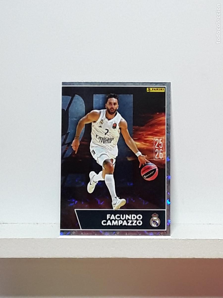Sammelleidenschaft Sport: EUROLIGA 2025 2026 EUROLEAGUE 25 26 CROMO PANINI BALONCESTO N 25 REAL MADRID FACUNDO CAMPAZZO