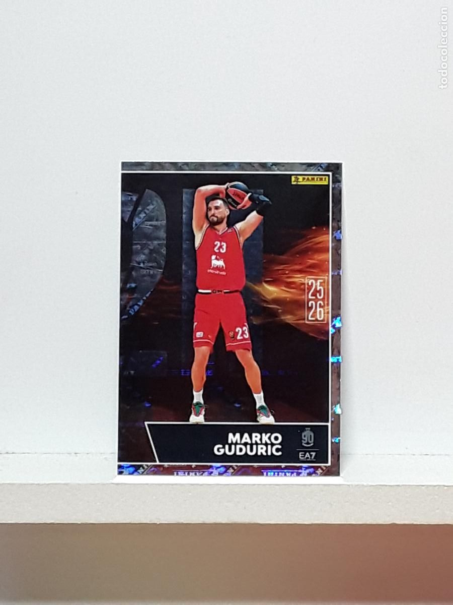 Collezionismo sportivo: EUROLIGA 2025 2026 EUROLEAGUE 25 26 CROMO PANINI BALONCESTO N 27 OLIMPIA MILANO MARKO GUDURIC