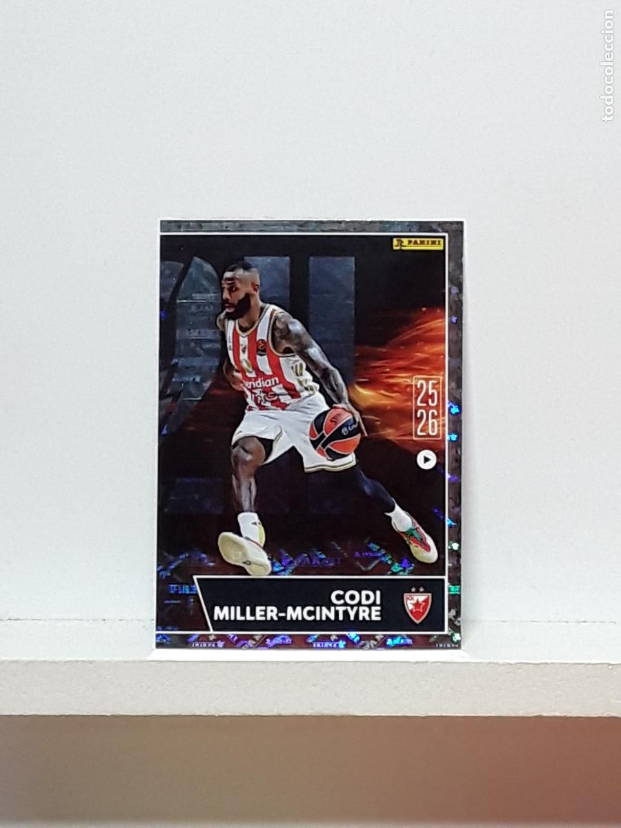 Collezionismo sportivo: EUROLIGA 2025 2026 EUROLEAGUE 25 26 CROMO PANINI BALONCESTO N 29 ESTRELLA ROJA CODI MILLER-MCINTYRE