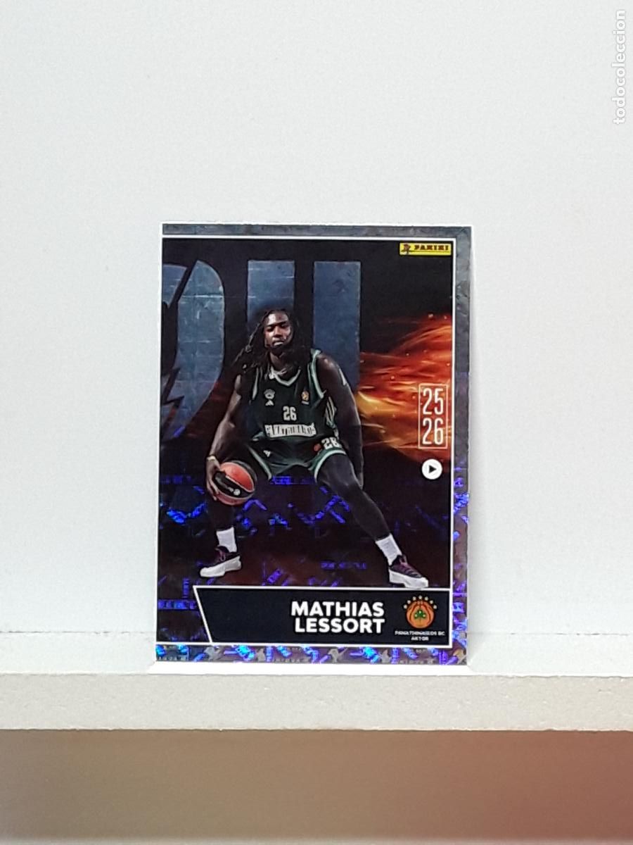 Sammelleidenschaft Sport: EUROLIGA 2025 2026 EUROLEAGUE 25 26 CROMO PANINI BALONCESTO N 33 PANATHINAIKOS MATHIAS LESSORT