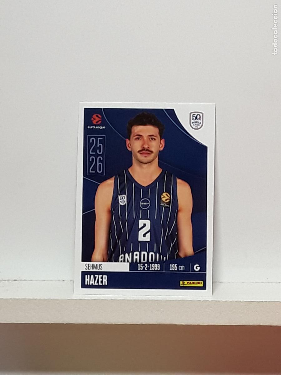 Collezionismo sportivo: EUROLIGA 2025 2026 EUROLEAGUE 25 26 CROMO PANINI BALONCESTO N 48 ANADOLU EFES SEHMUS HAZER
