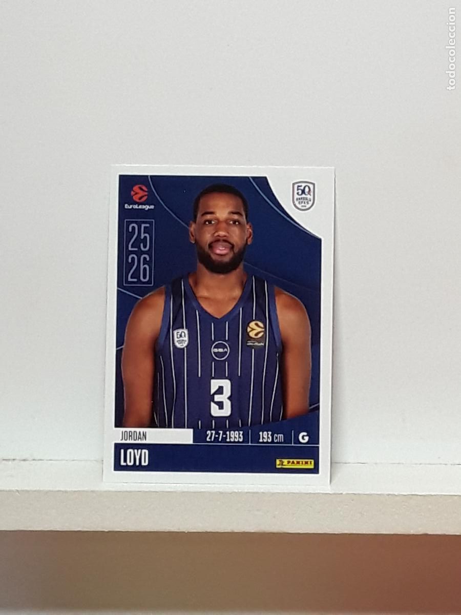 Collezionismo sportivo: EUROLIGA 2025 2026 EUROLEAGUE 25 26 CROMO PANINI BALONCESTO N 49 ANADOLU EFES JORDAN LOYD