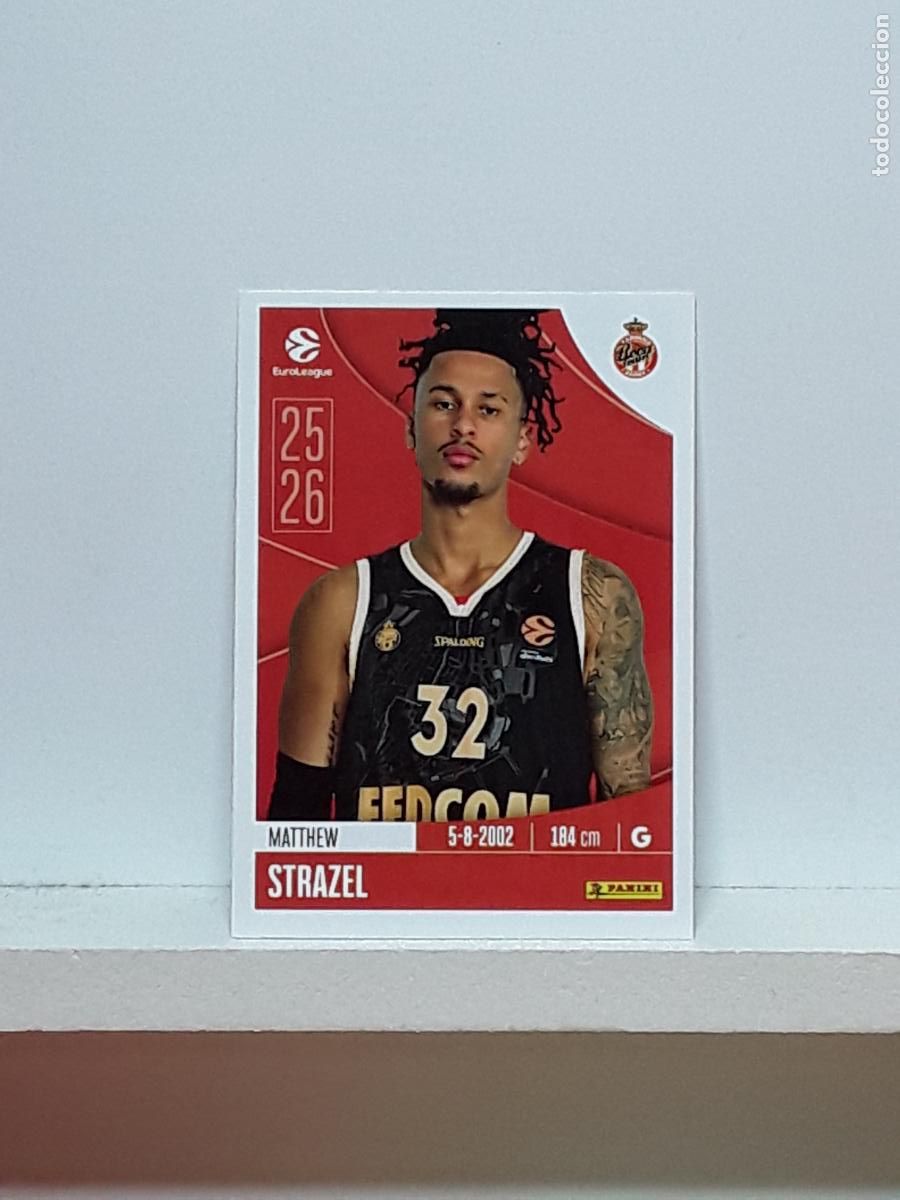 Sammelleidenschaft Sport: EUROLIGA 2025 2026 EUROLEAGUE 25 26 CROMO PANINI BALONCESTO N 67 MONACO MATTHEW STRAZEL