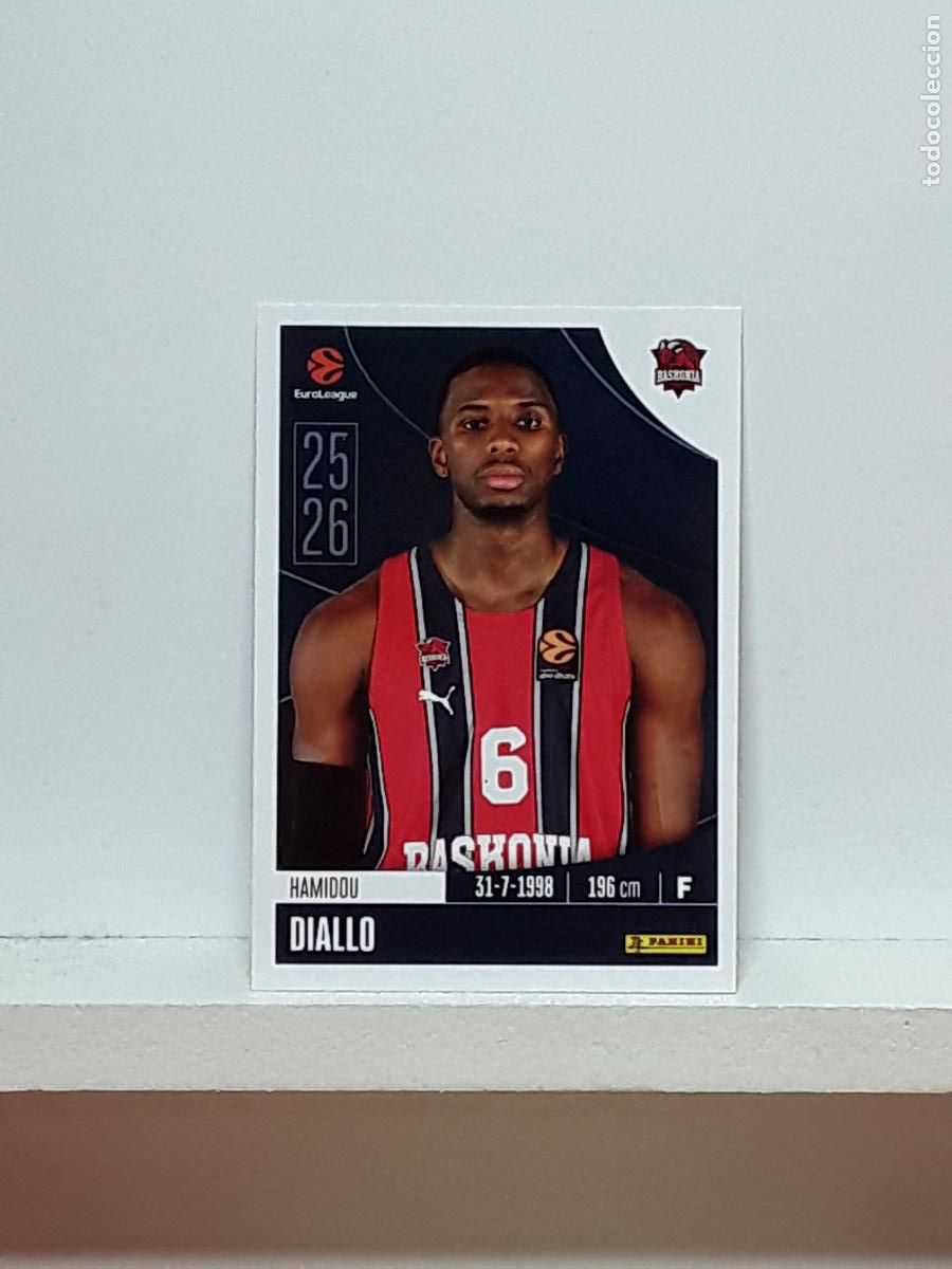 Sports collectibles: EUROLIGA 2025 2026 EUROLEAGUE 25 26 CROMO PANINI BALONCESTO N 86 BASKONIA HAMIDOU DIALLO