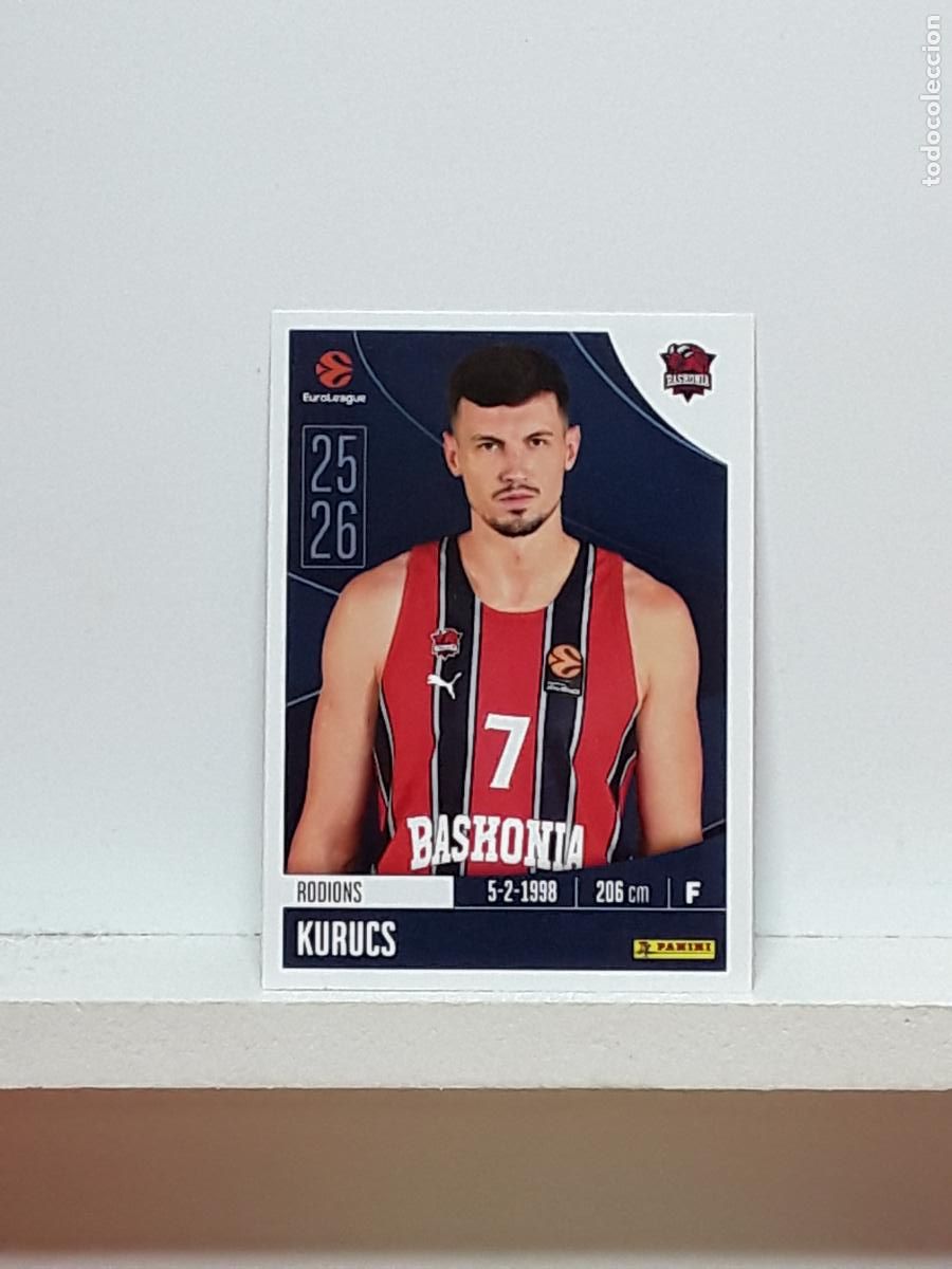 Sports collectibles: EUROLIGA 2025 2026 EUROLEAGUE 25 26 CROMO PANINI BALONCESTO N 87 BASKONIA RADIONS KURUCS