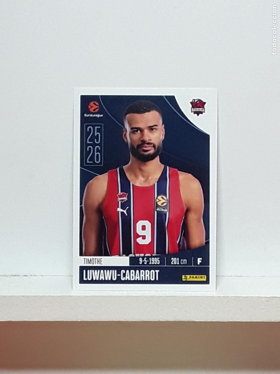 Sammelleidenschaft Sport: EUROLIGA 2025 2026 EUROLEAGUE 25 26 CROMO PANINI BALONCESTO N 89 BASKONIA TIMOTHE LUWAWU-CABARROT