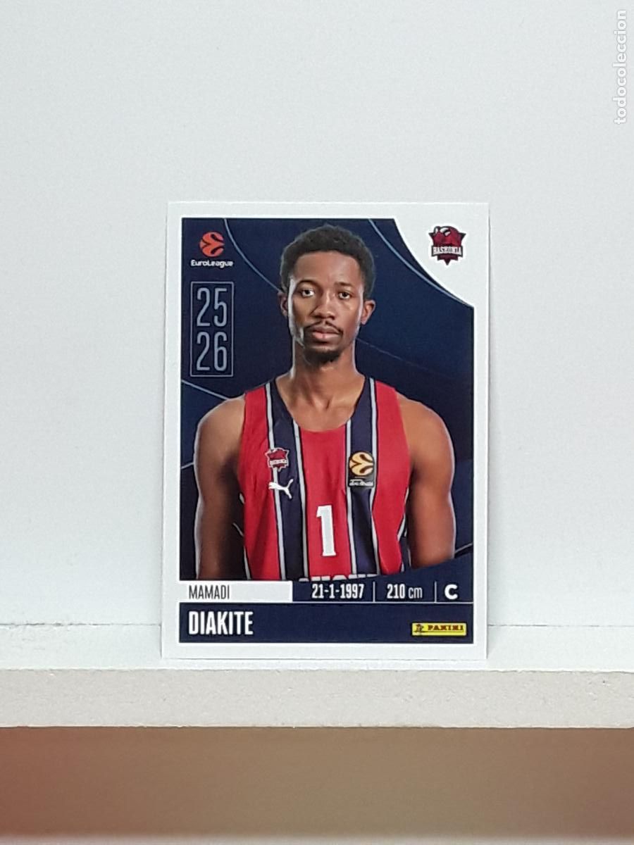 Sammelleidenschaft Sport: EUROLIGA 2025 2026 EUROLEAGUE 25 26 CROMO PANINI BALONCESTO N 92 BASKONIA MAMADI DIAKITE