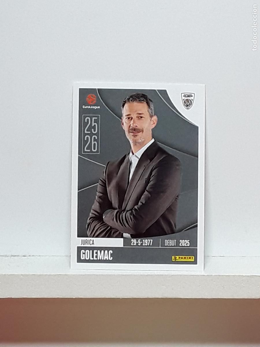 Sports collectibles: EUROLIGA 2025 2026 EUROLEAGUE 25 26 CROMO PANINI BALONCESTO N 113 DUBAI JURICA GOLEMAC