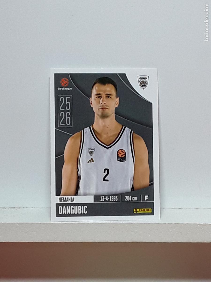 Colecionismo desportivo: EUROLIGA 2025 2026 EUROLEAGUE 25 26 CROMO PANINI BALONCESTO N 120 DUBAI NEMANJA DANGUBIC