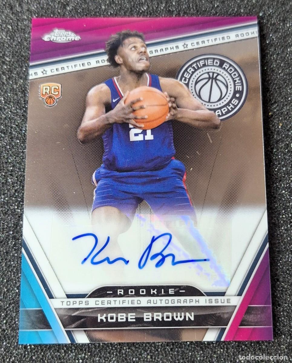 Colecionismo desportivo: Kobe Brown Topps Chrome Basketball Certified Autographs Rookie RC Auto