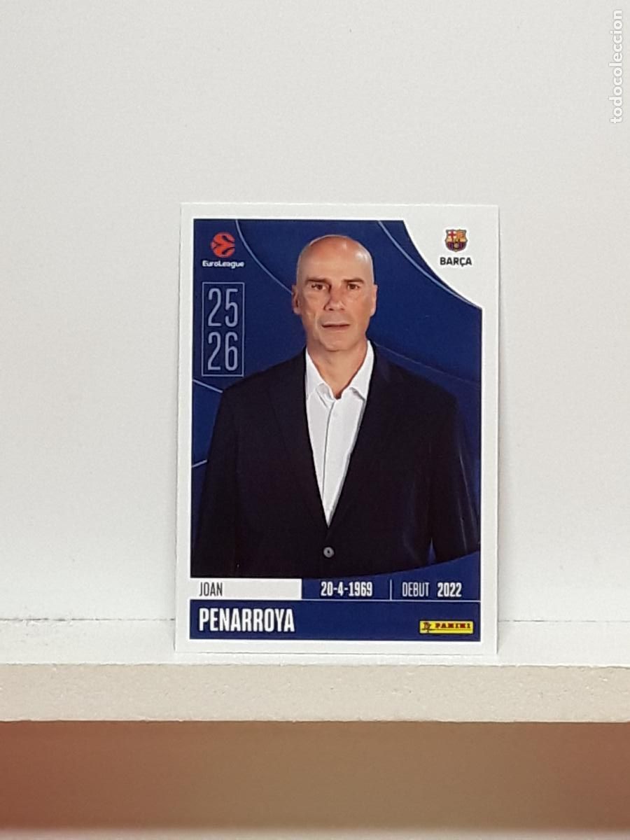 Coleccionismo deportivo: EUROLIGA 2025 2026 EUROLEAGUE 25 26 CROMO PANINI BALONCESTO N 147 BARCELONA JOAN PENARROYA