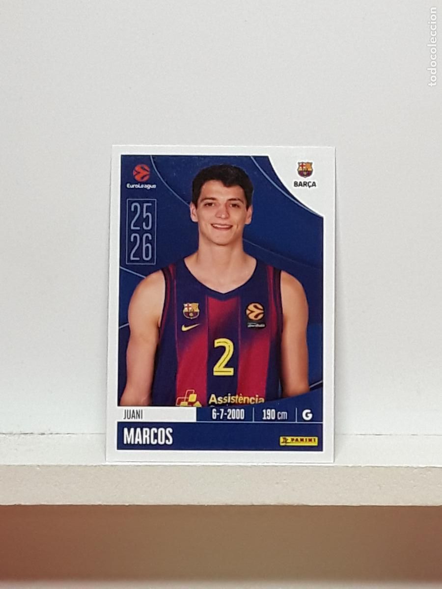 Coleccionismo deportivo: EUROLIGA 2025 2026 EUROLEAGUE 25 26 CROMO PANINI BALONCESTO N 149 BARCELONA JUANI MARCOS