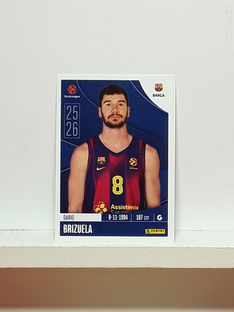 Coleccionismo deportivo: EUROLIGA 2025 2026 EUROLEAGUE 25 26 CROMO PANINI BALONCESTO N 150 BARCELONA DARIO BRIZUELA