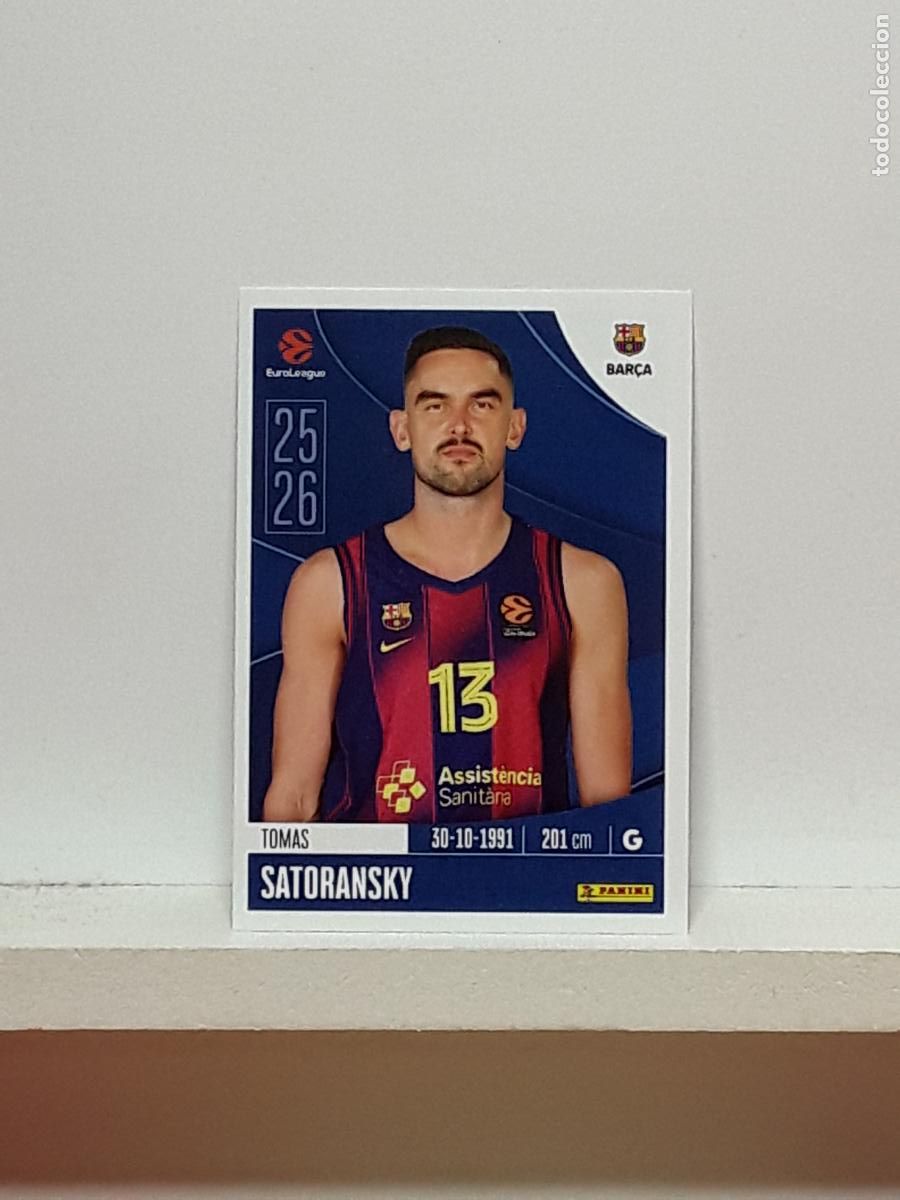 Coleccionismo deportivo: EUROLIGA 2025 2026 EUROLEAGUE 25 26 CROMO PANINI BALONCESTO N 151 BARCELONA TOMAS SATORANSKY
