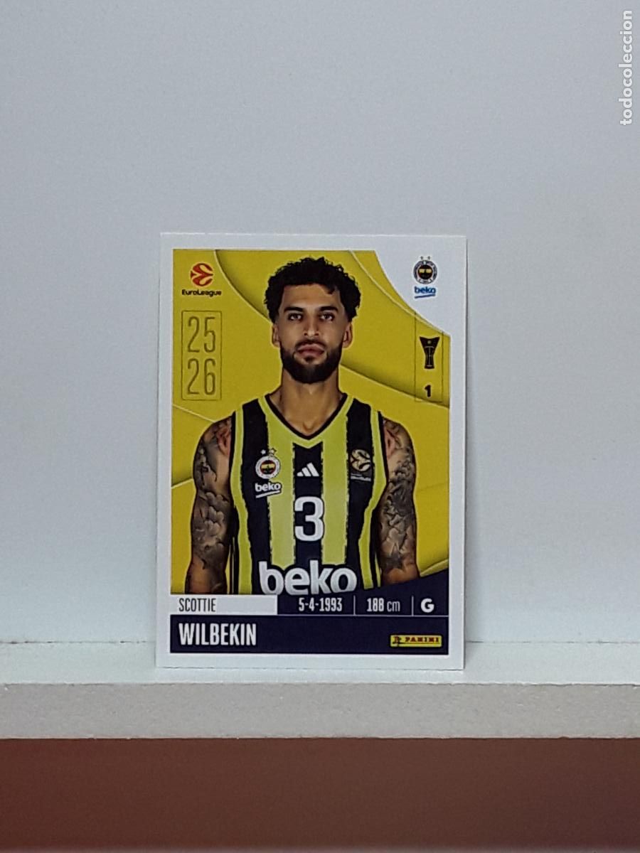 Collectionnisme sportif: EUROLIGA 2025 2026 EUROLEAGUE 25 26 CROMO PANINI BALONCESTO N 183 FENERBAHCE SCOTTIE WILBEKIN